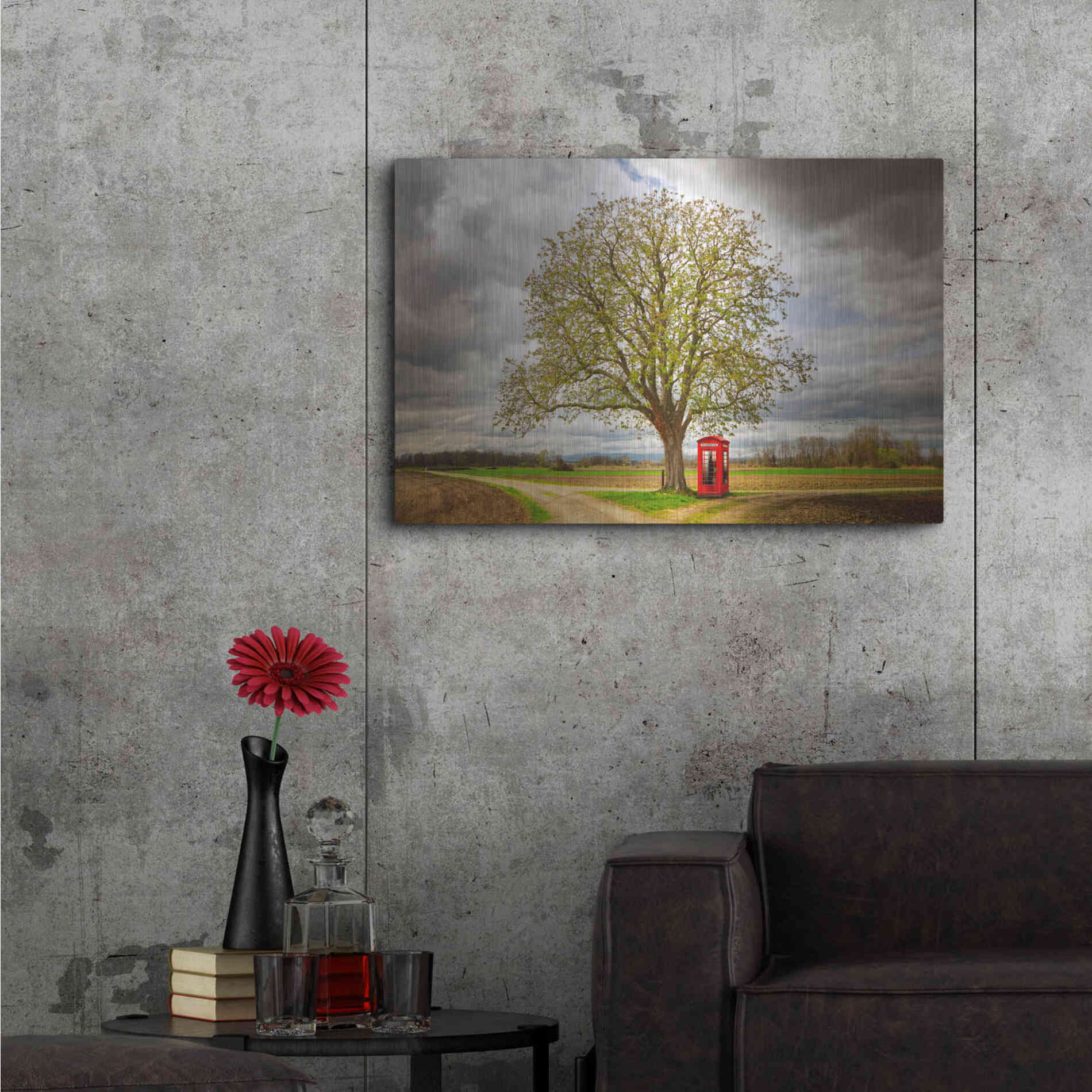 Luxe Metal Art 'Never Alone' by Philippe Sainte-Laudy, Metal Wall Art,36x24