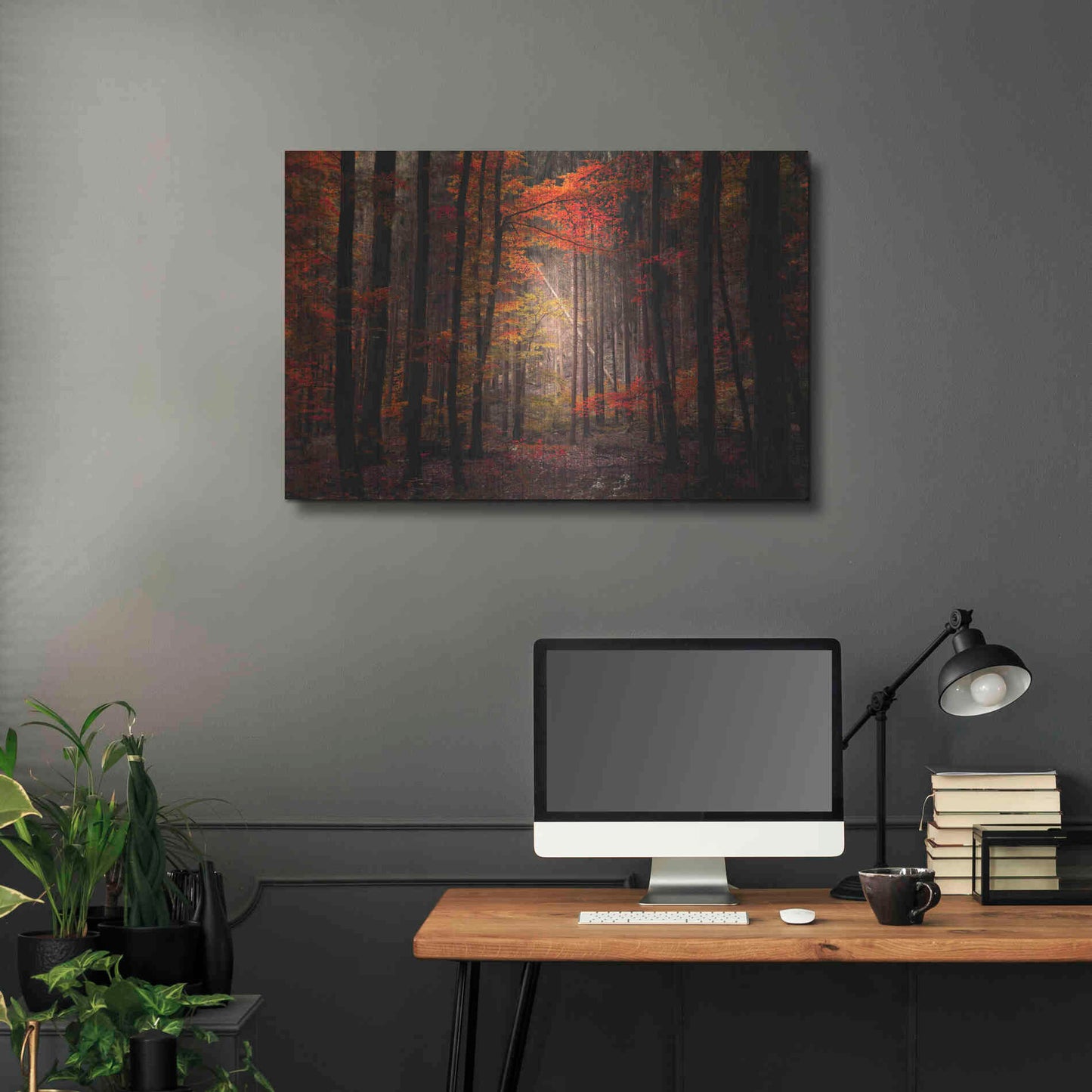 Luxe Metal Art 'Orton Wood' by Philippe Sainte-Laudy, Metal Wall Art,36x24