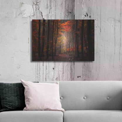 Luxe Metal Art 'Orton Wood' by Philippe Sainte-Laudy, Metal Wall Art,36x24