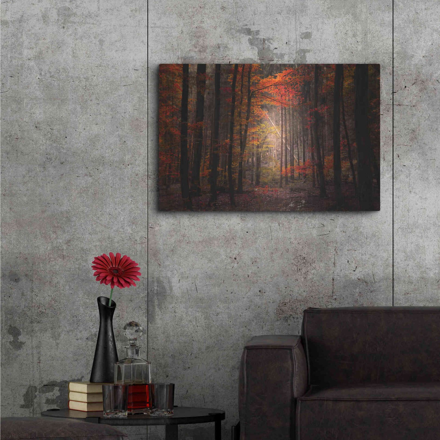 Luxe Metal Art 'Orton Wood' by Philippe Sainte-Laudy, Metal Wall Art,36x24