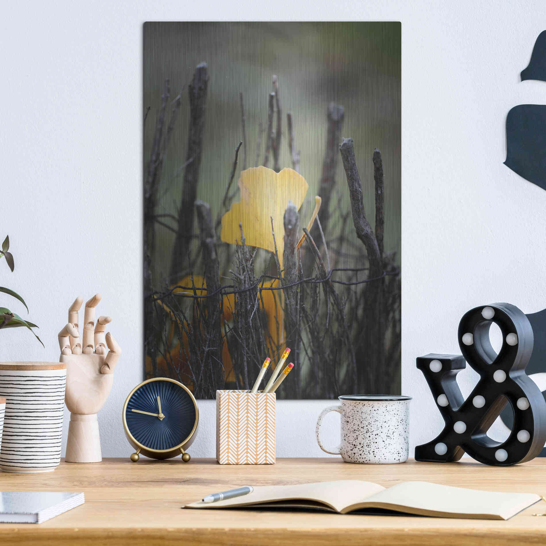 Luxe Metal Art 'Prisoner Fall' by Philippe Sainte-Laudy, Metal Wall Art,12x16