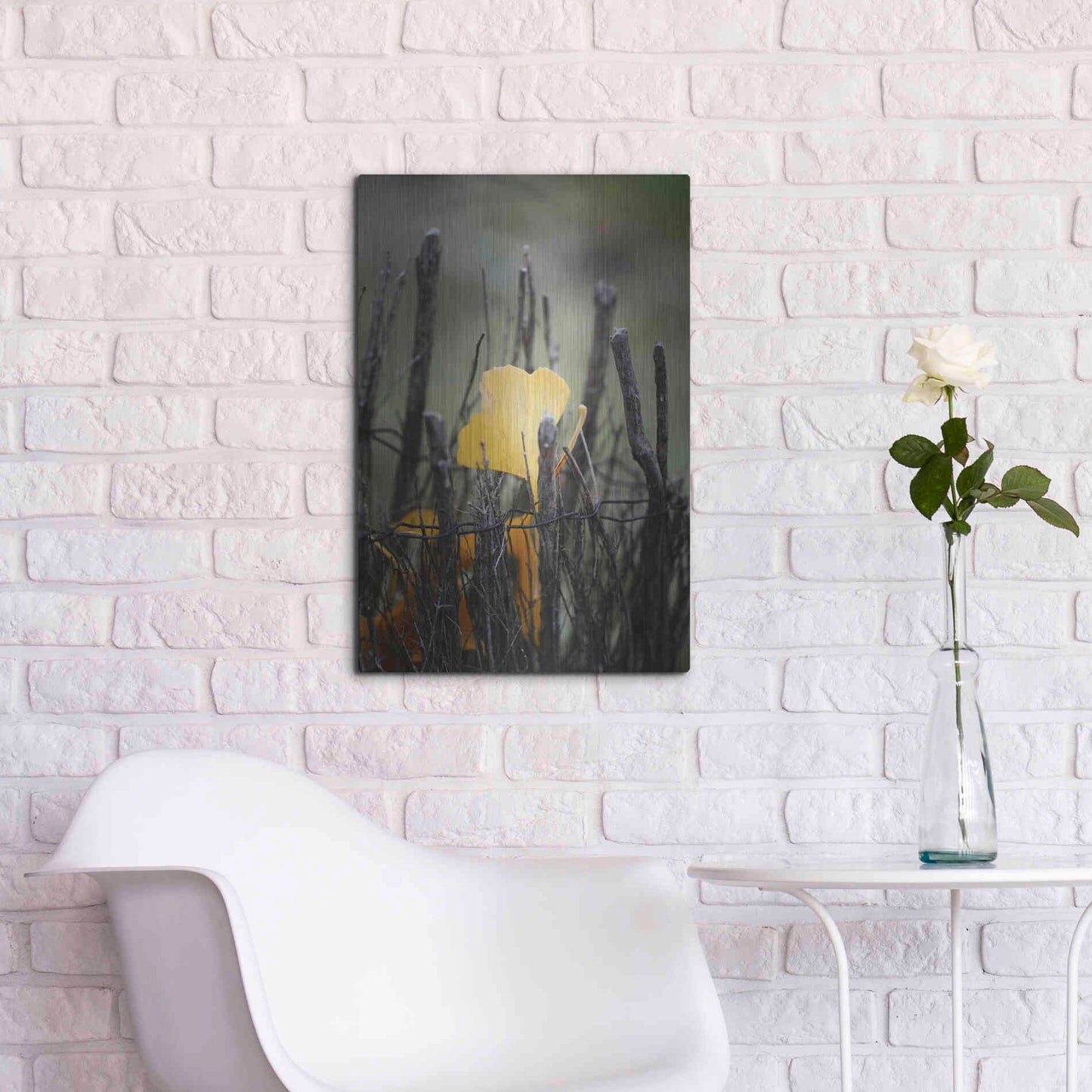 Luxe Metal Art 'Prisoner Fall' by Philippe Sainte-Laudy, Metal Wall Art,16x24