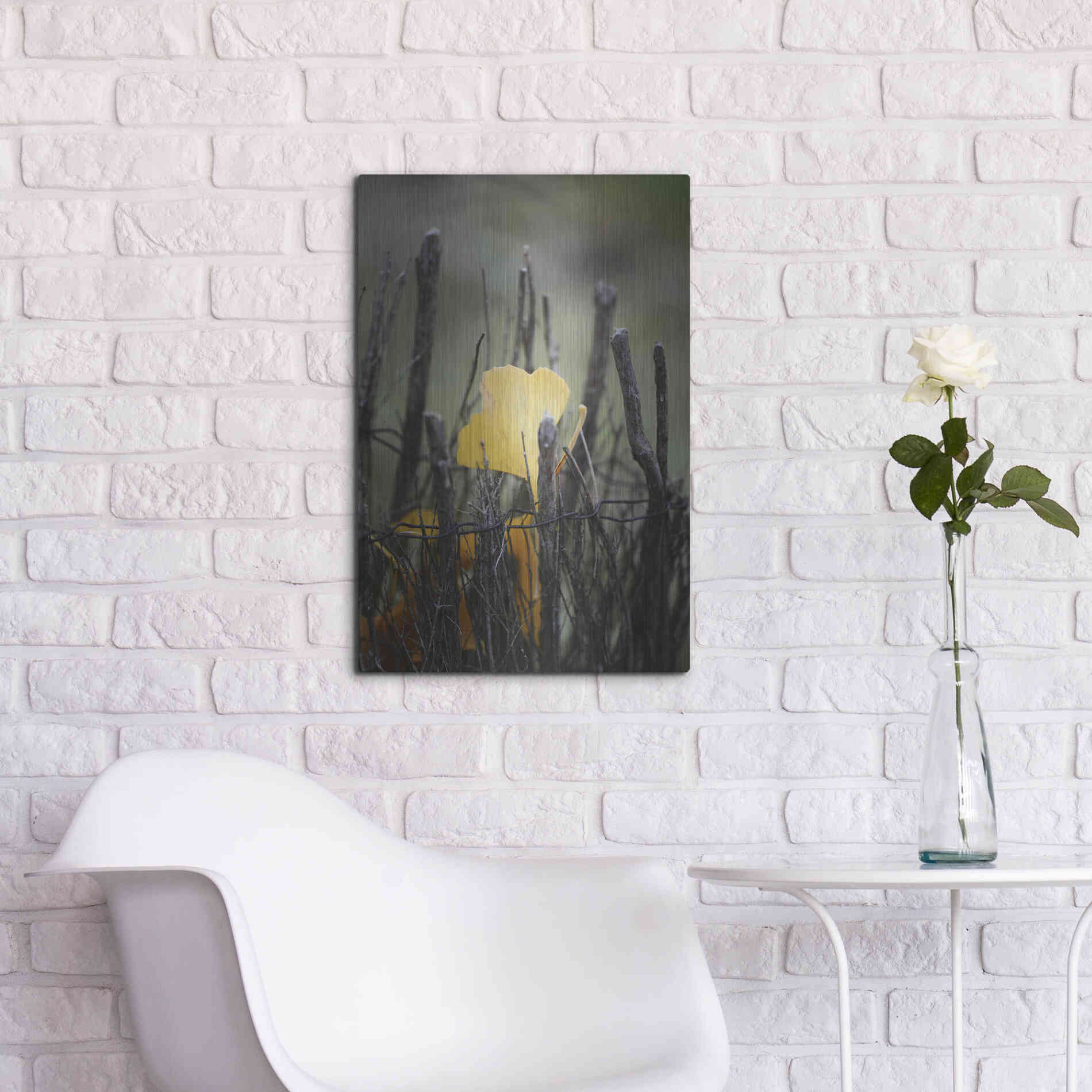 Luxe Metal Art 'Prisoner Fall' by Philippe Sainte-Laudy, Metal Wall Art,16x24