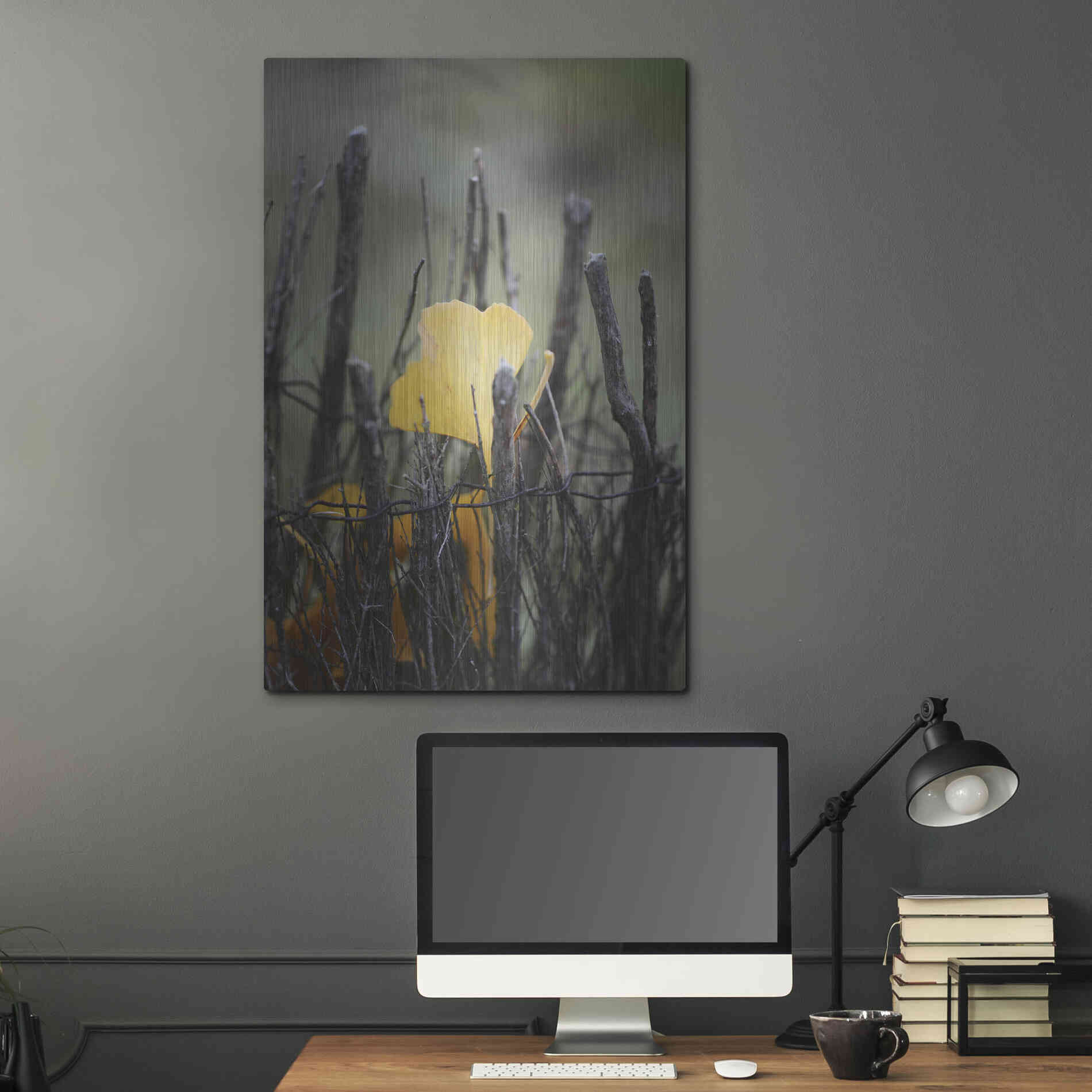 Luxe Metal Art 'Prisoner Fall' by Philippe Sainte-Laudy, Metal Wall Art,24x36