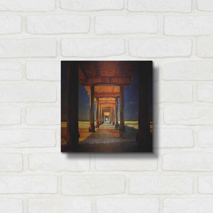 Luxe Metal Art 'San Diego Greetings' by Philippe Sainte-Laudy, Metal Wall Art,12x12