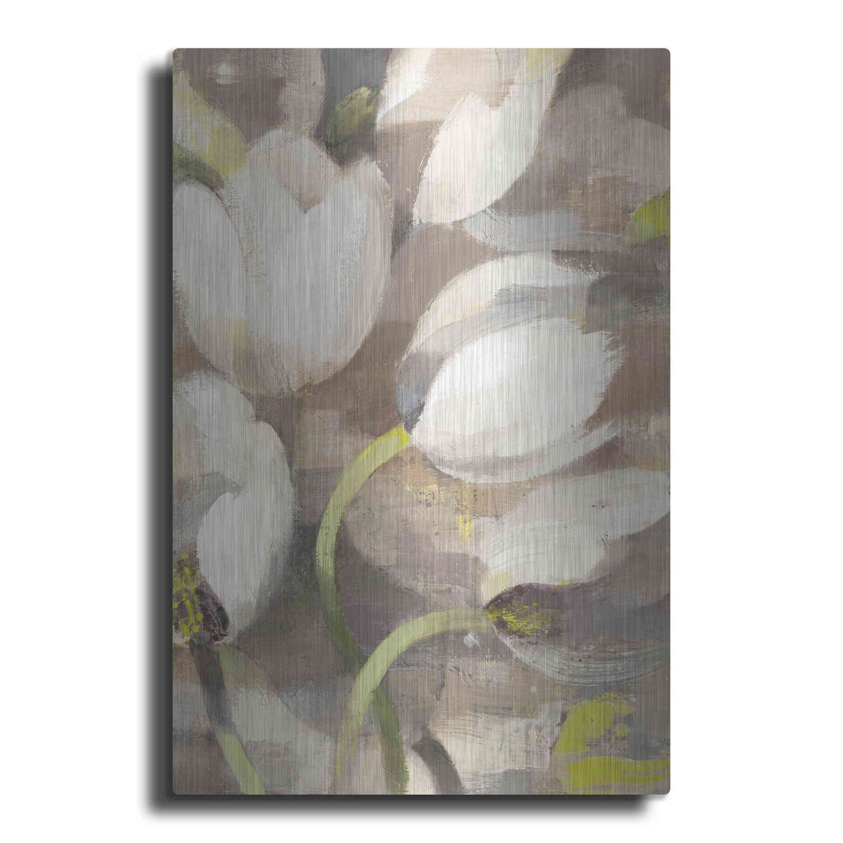 Luxe Metal Art 'Tulip Delight II' by Albena Hristova, Metal Wall Art