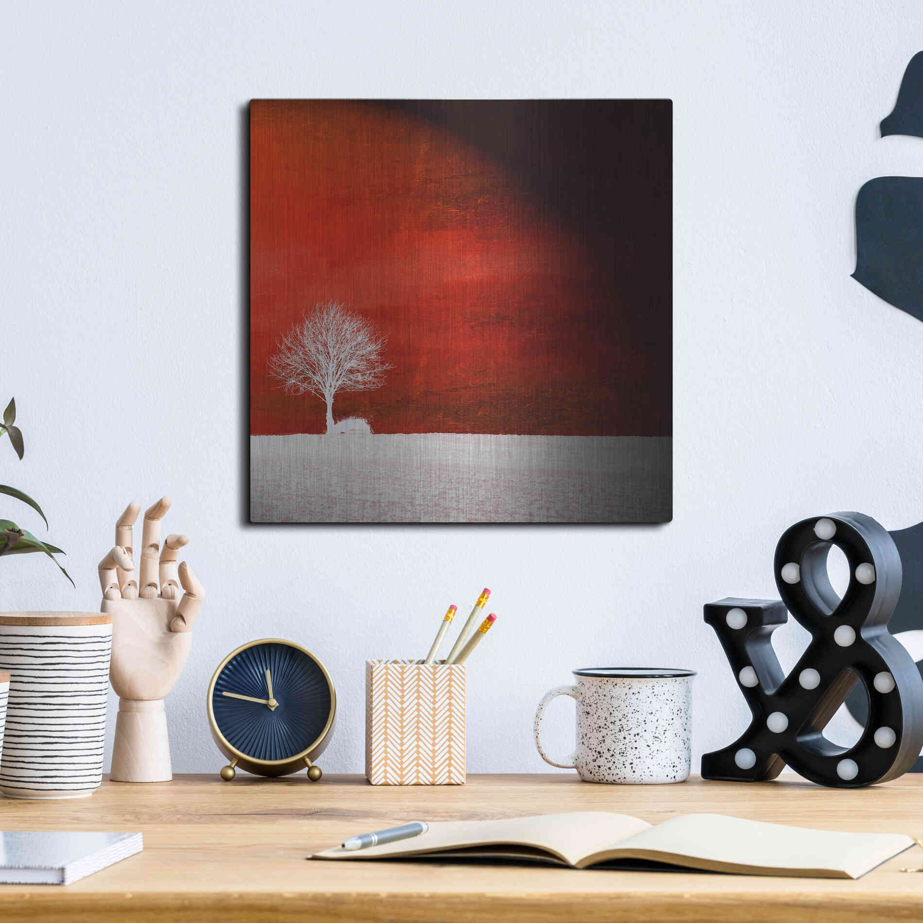 Luxe Metal Art 'Sensation' by Philippe Sainte-Laudy, Metal Wall Art,12x12