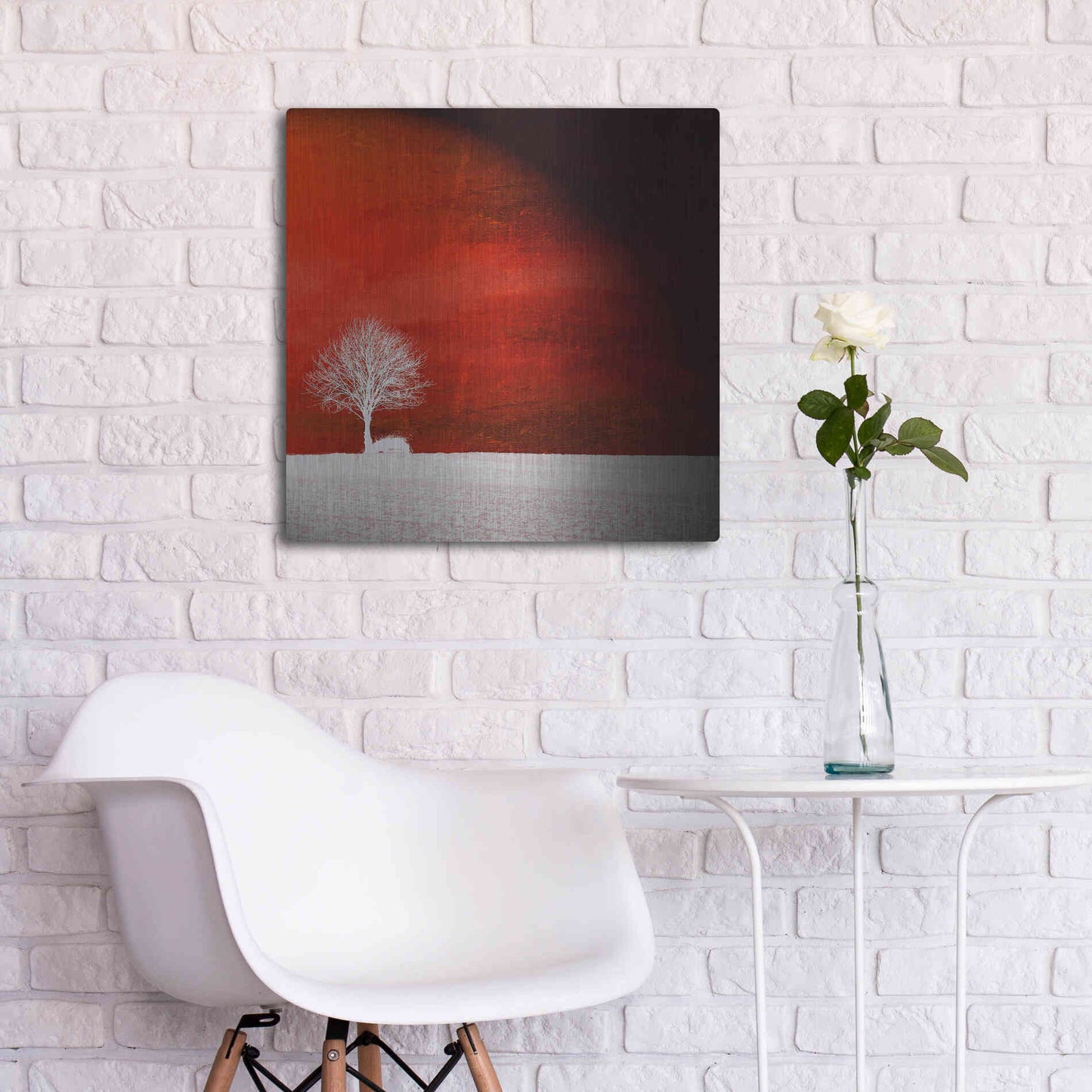 Luxe Metal Art 'Sensation' by Philippe Sainte-Laudy, Metal Wall Art,24x24