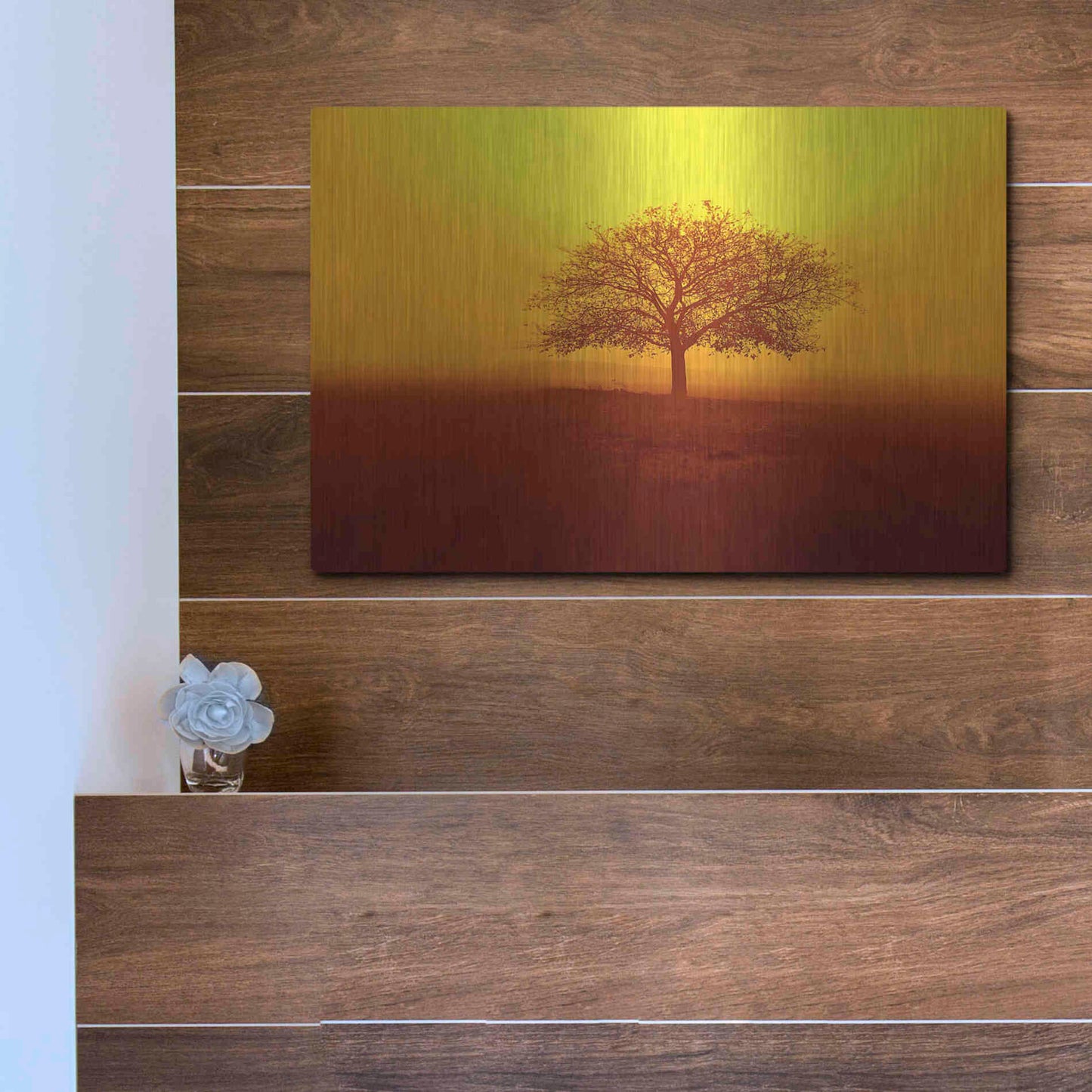 Luxe Metal Art 'So lonely' by Philippe Sainte-Laudy, Metal Wall Art,16x12