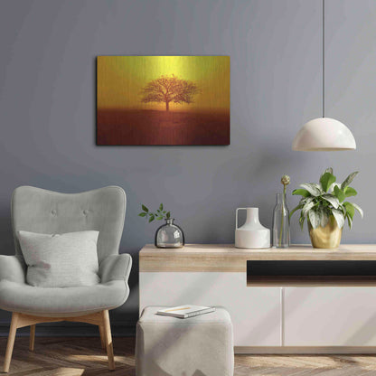 Luxe Metal Art 'So lonely' by Philippe Sainte-Laudy, Metal Wall Art,24x16