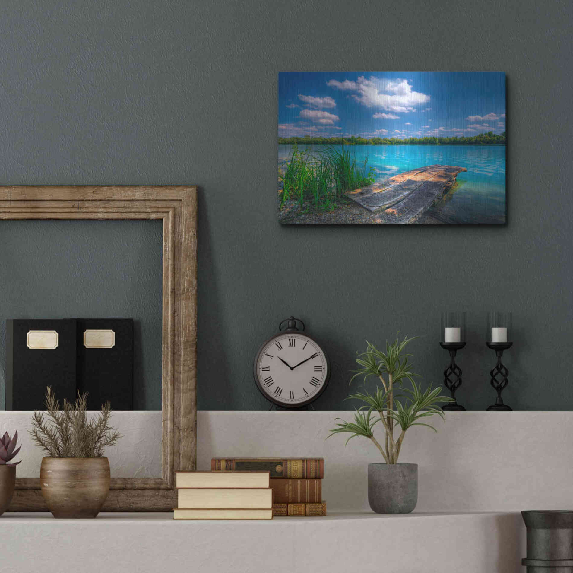 Luxe Metal Art 'Sunny Day' by Philippe Sainte-Laudy, Metal Wall Art,16x12