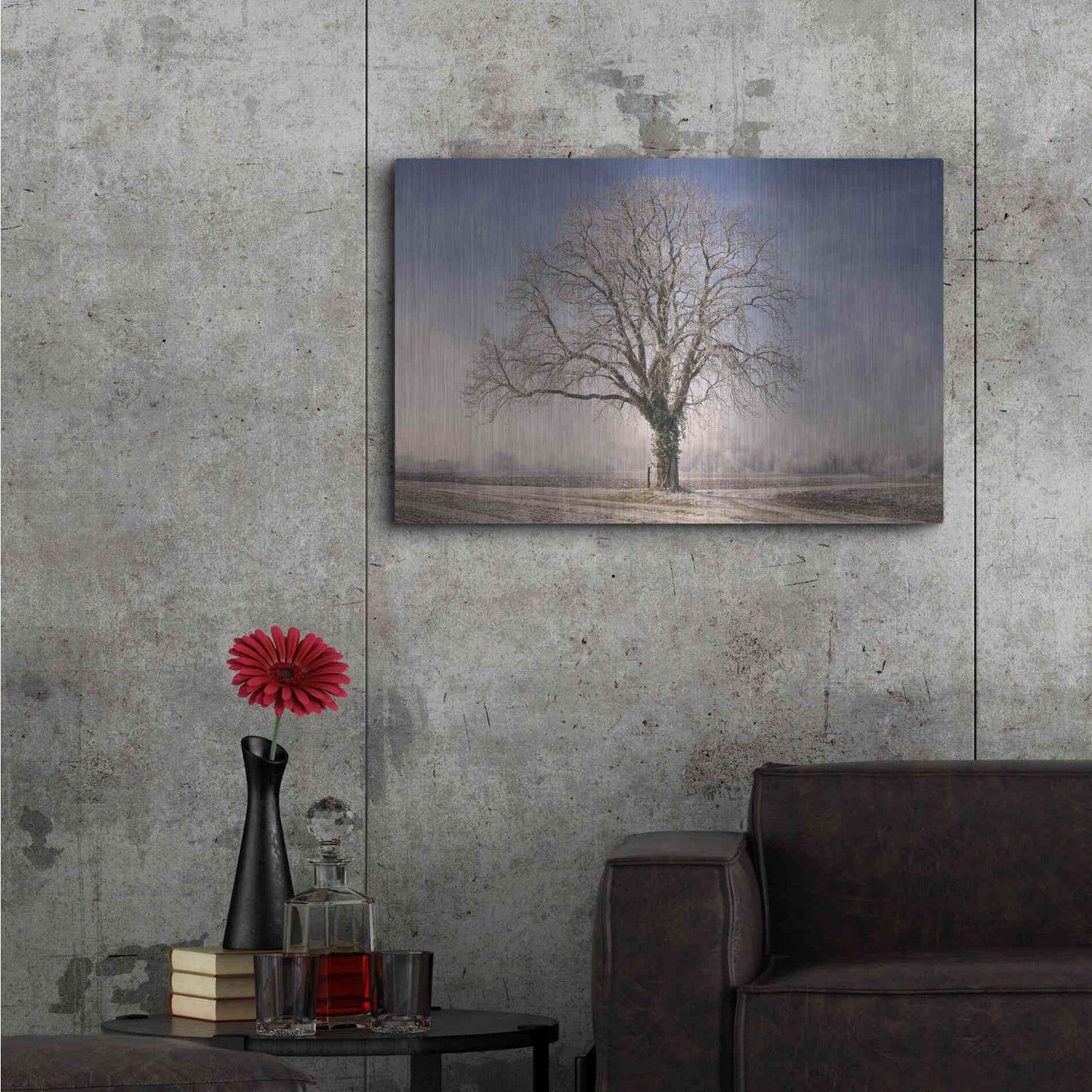 Luxe Metal Art 'The Tree Fairy Tale' by Philippe Sainte-Laudy, Metal Wall Art,36x24