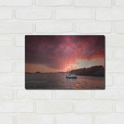 Luxe Metal Art 'Come And See Me' by Philippe Sainte-Laudy, Metal Wall Art,16x12