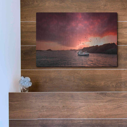 Luxe Metal Art 'Come And See Me' by Philippe Sainte-Laudy, Metal Wall Art,16x12