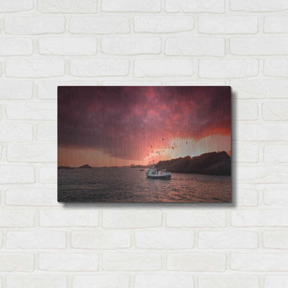 Luxe Metal Art 'Come And See Me' by Philippe Sainte-Laudy, Metal Wall Art,24x16