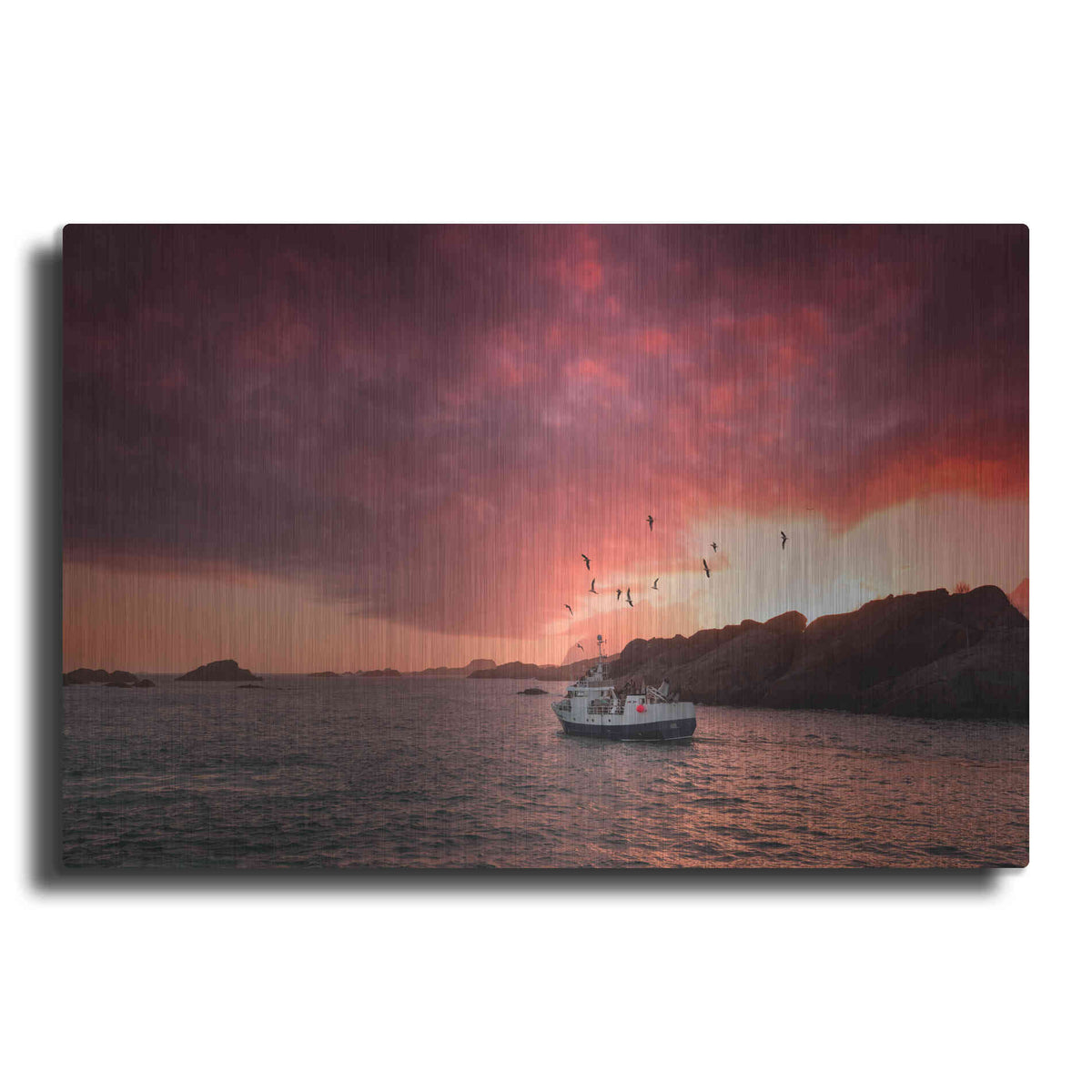 Luxe Metal Art 'Come And See Me' by Philippe Sainte-Laudy, Metal Wall Art