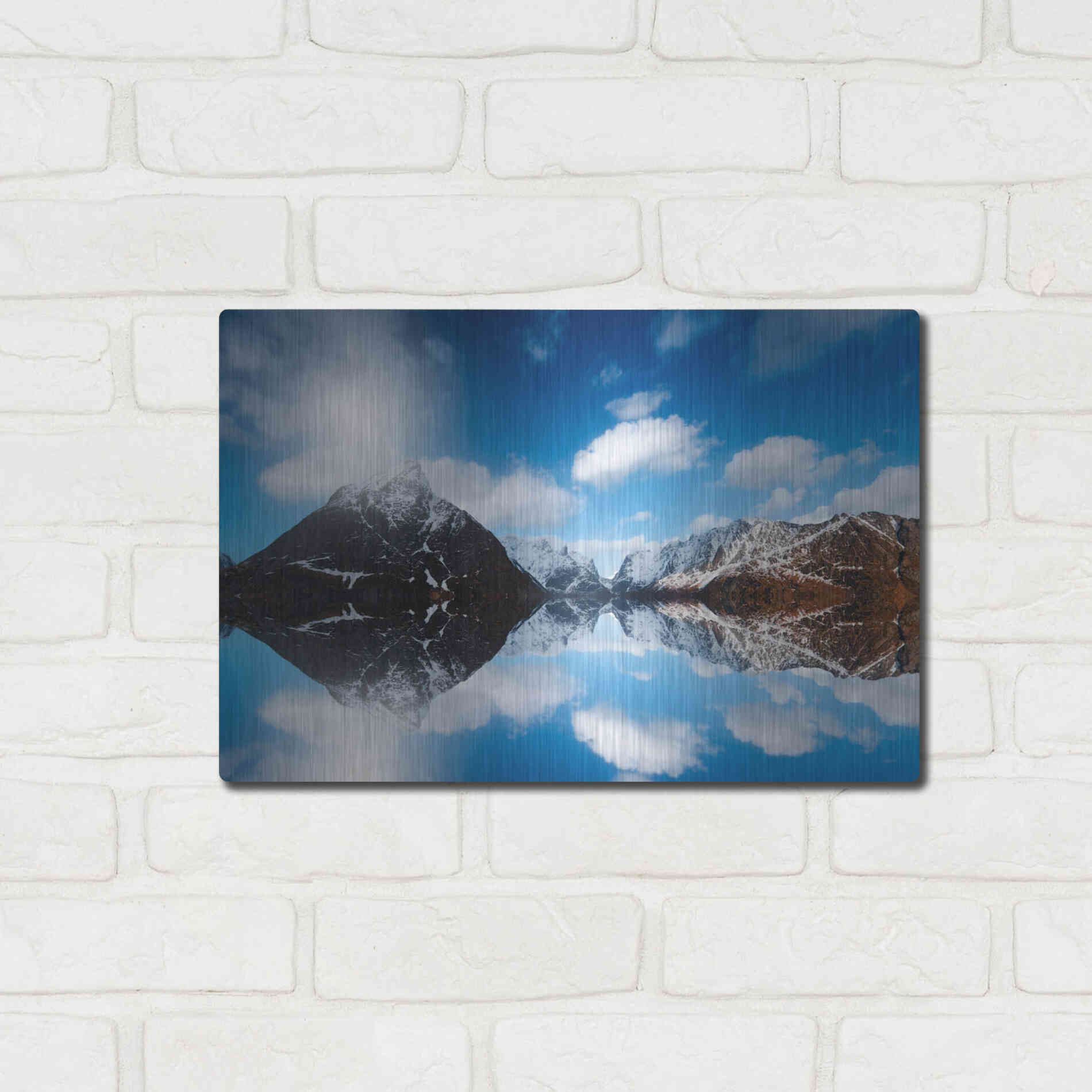 Luxe Metal Art 'Come Back Down' by Philippe Sainte-Laudy, Metal Wall Art,16x12