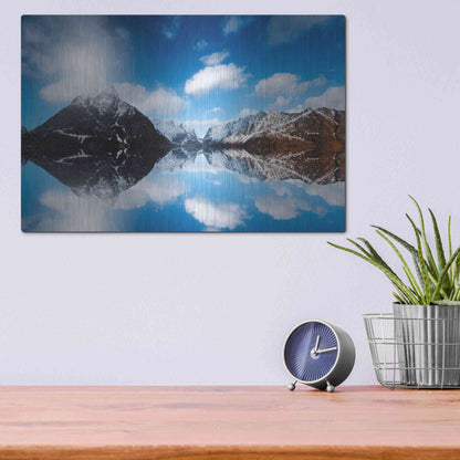 Luxe Metal Art 'Come Back Down' by Philippe Sainte-Laudy, Metal Wall Art,16x12