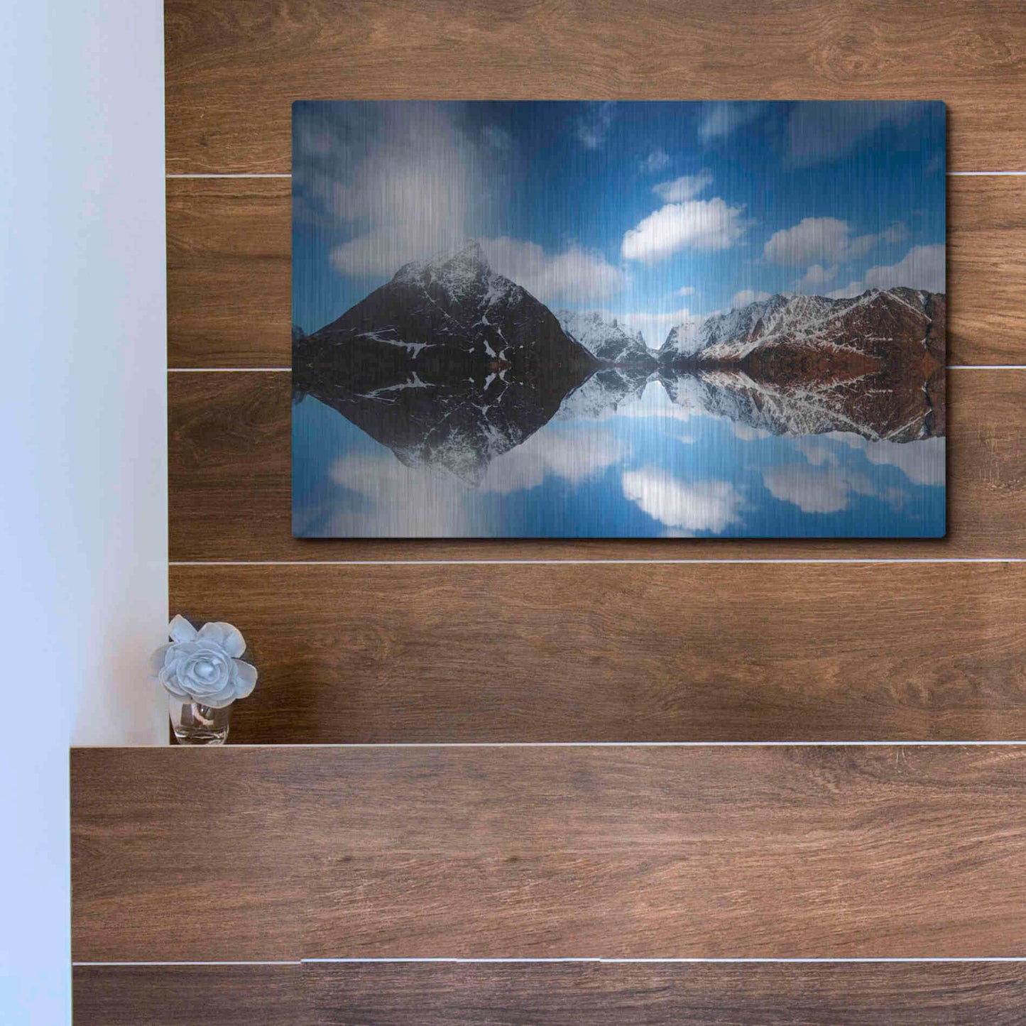 Luxe Metal Art 'Come Back Down' by Philippe Sainte-Laudy, Metal Wall Art,16x12