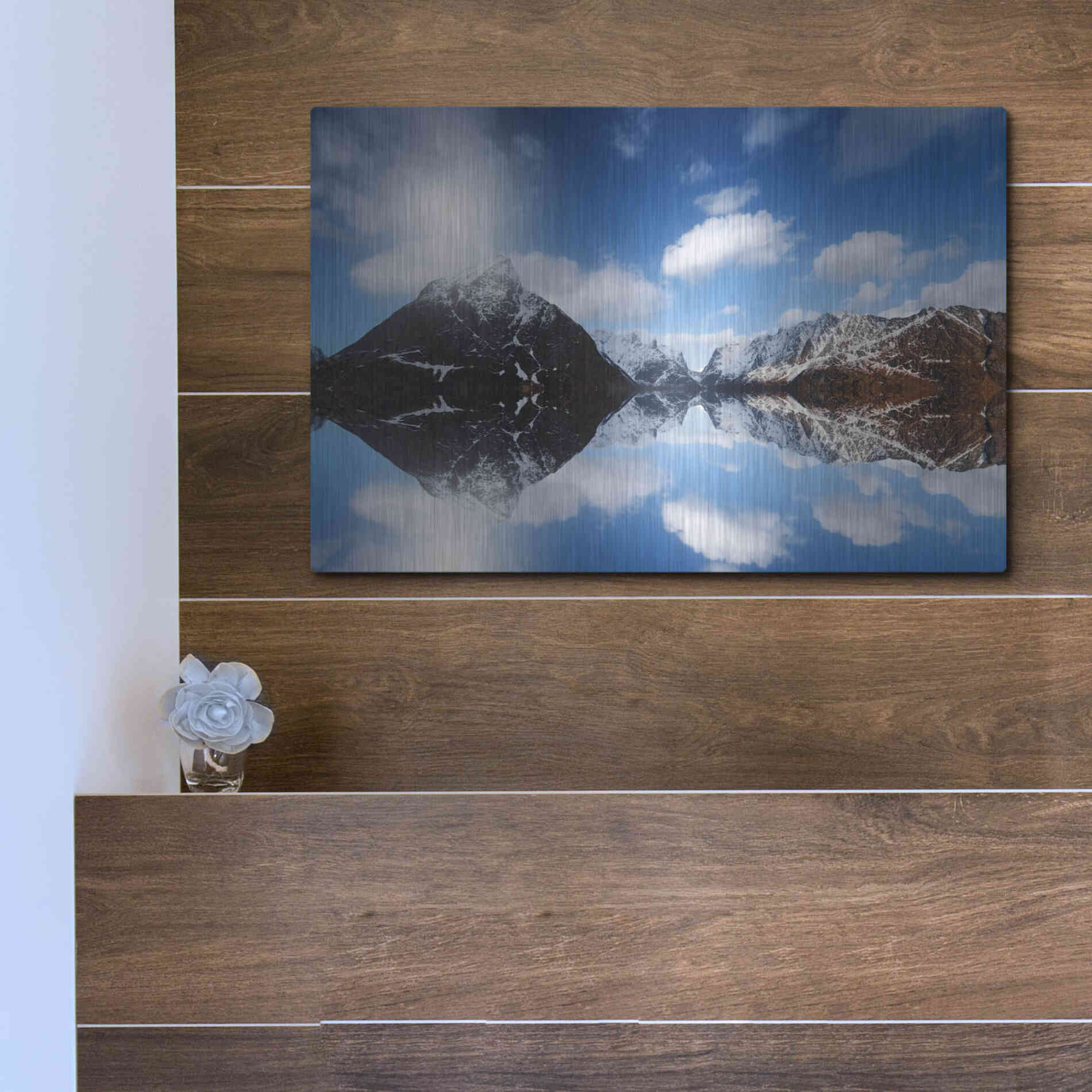 Luxe Metal Art 'Come Back Down' by Philippe Sainte-Laudy, Metal Wall Art,16x12