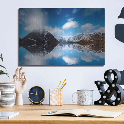 Luxe Metal Art 'Come Back Down' by Philippe Sainte-Laudy, Metal Wall Art,16x12