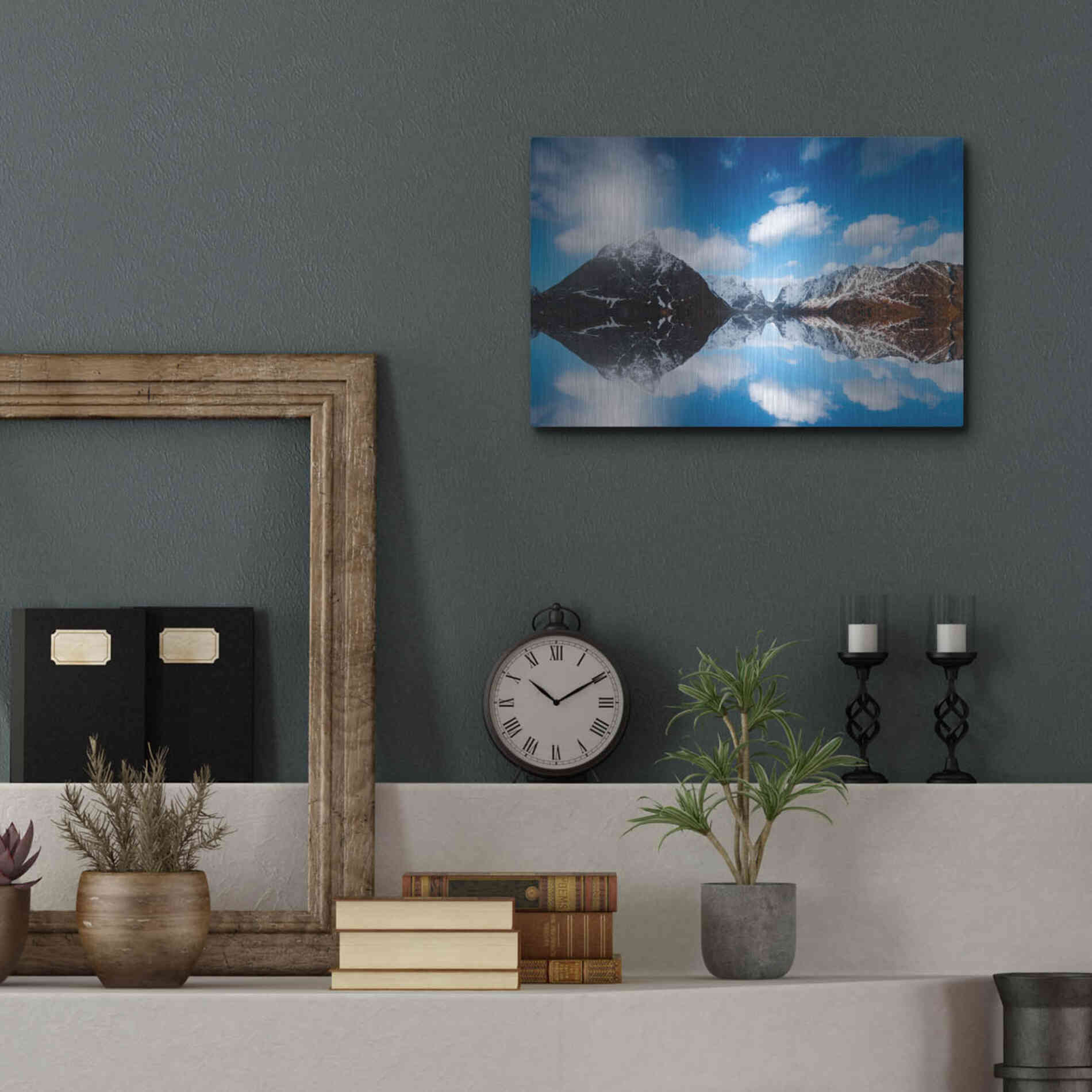 Luxe Metal Art 'Come Back Down' by Philippe Sainte-Laudy, Metal Wall Art,16x12