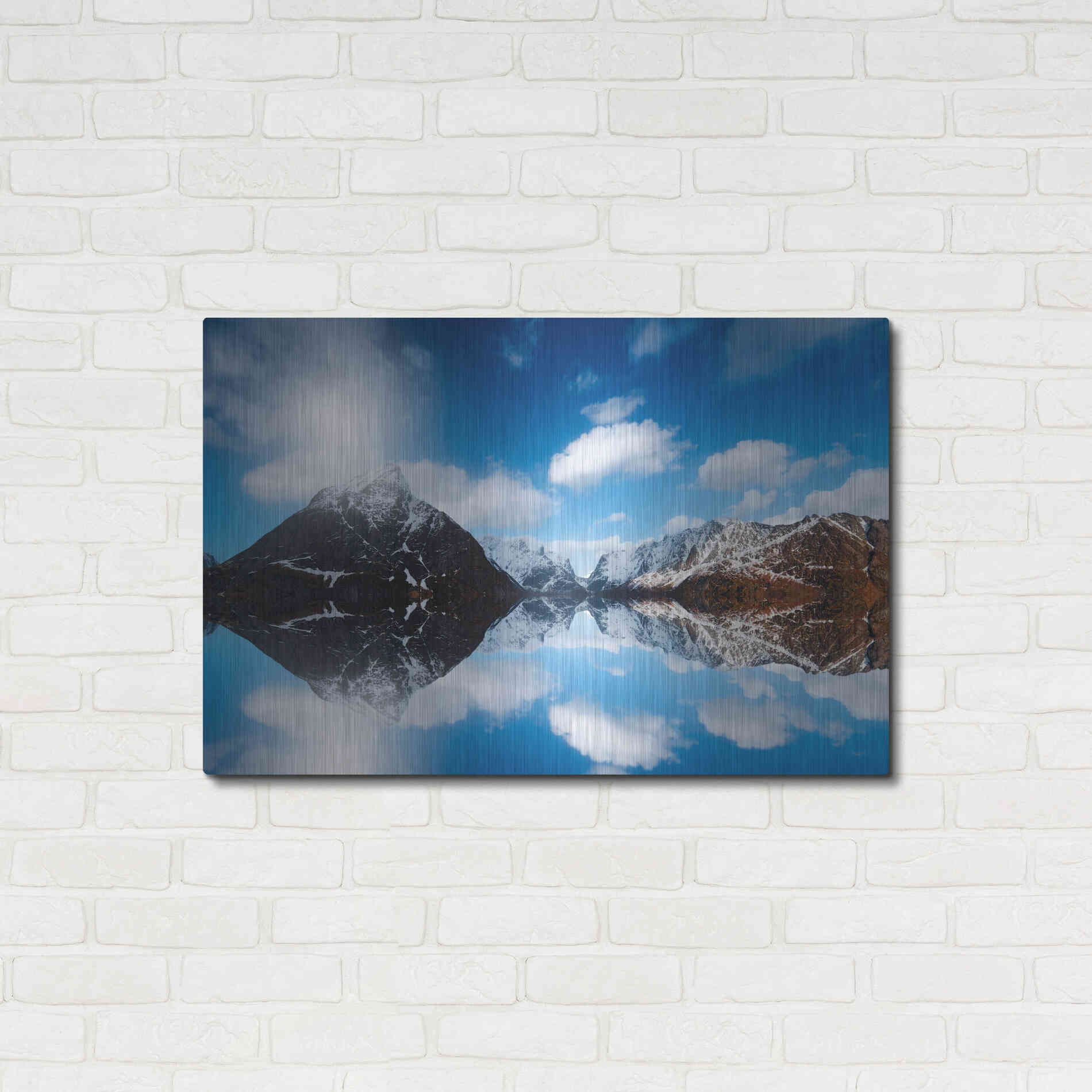 Luxe Metal Art 'Come Back Down' by Philippe Sainte-Laudy, Metal Wall Art,36x24