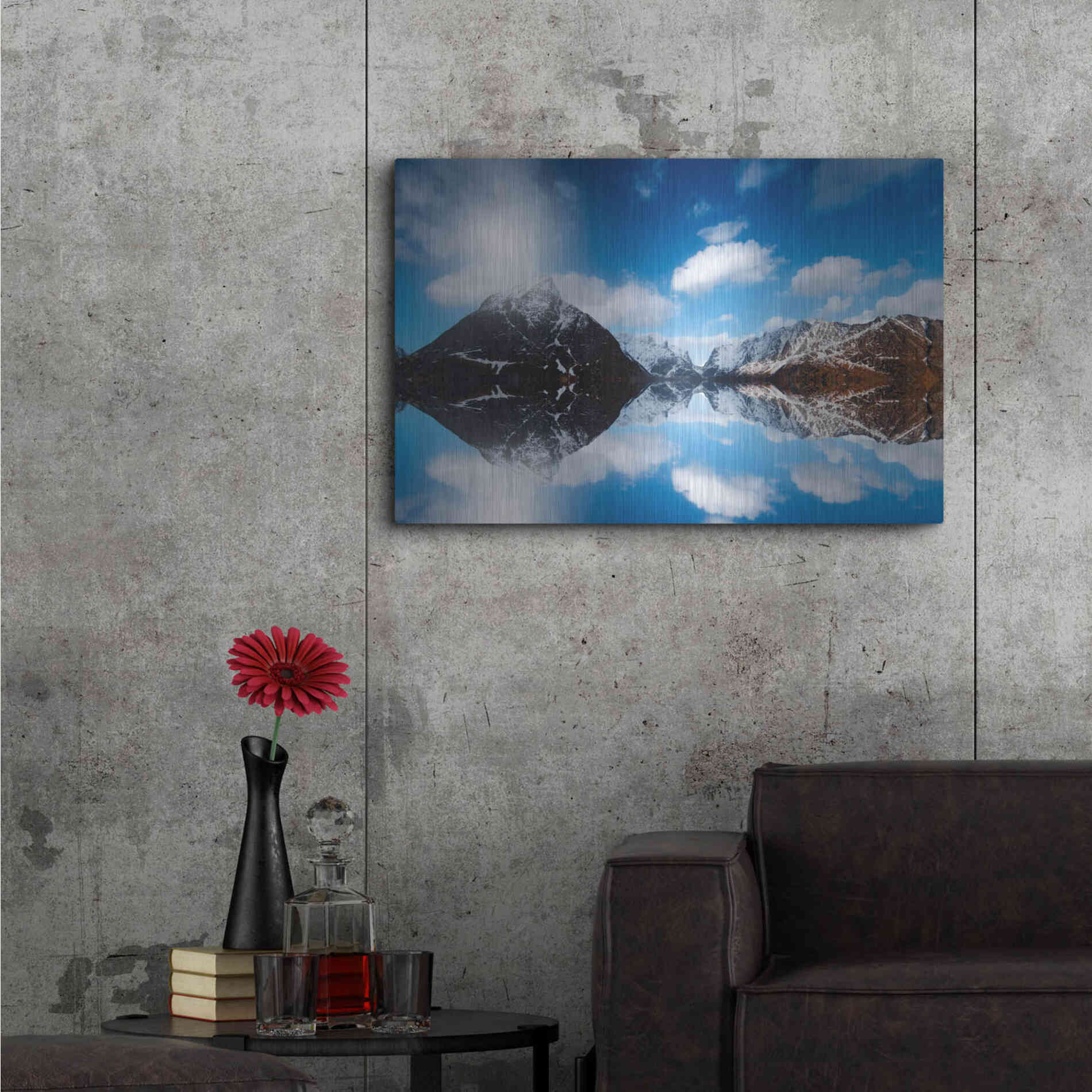 Luxe Metal Art 'Come Back Down' by Philippe Sainte-Laudy, Metal Wall Art,36x24