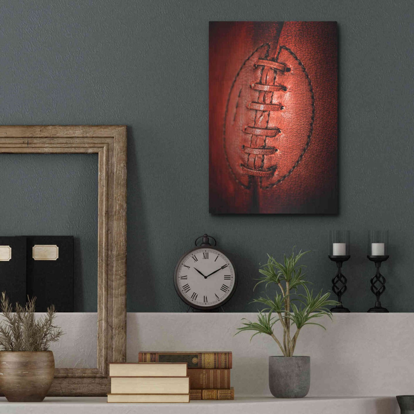 Luxe Metal Art 'Leather' by Philippe Sainte-Laudy, Metal Wall Art,12x16