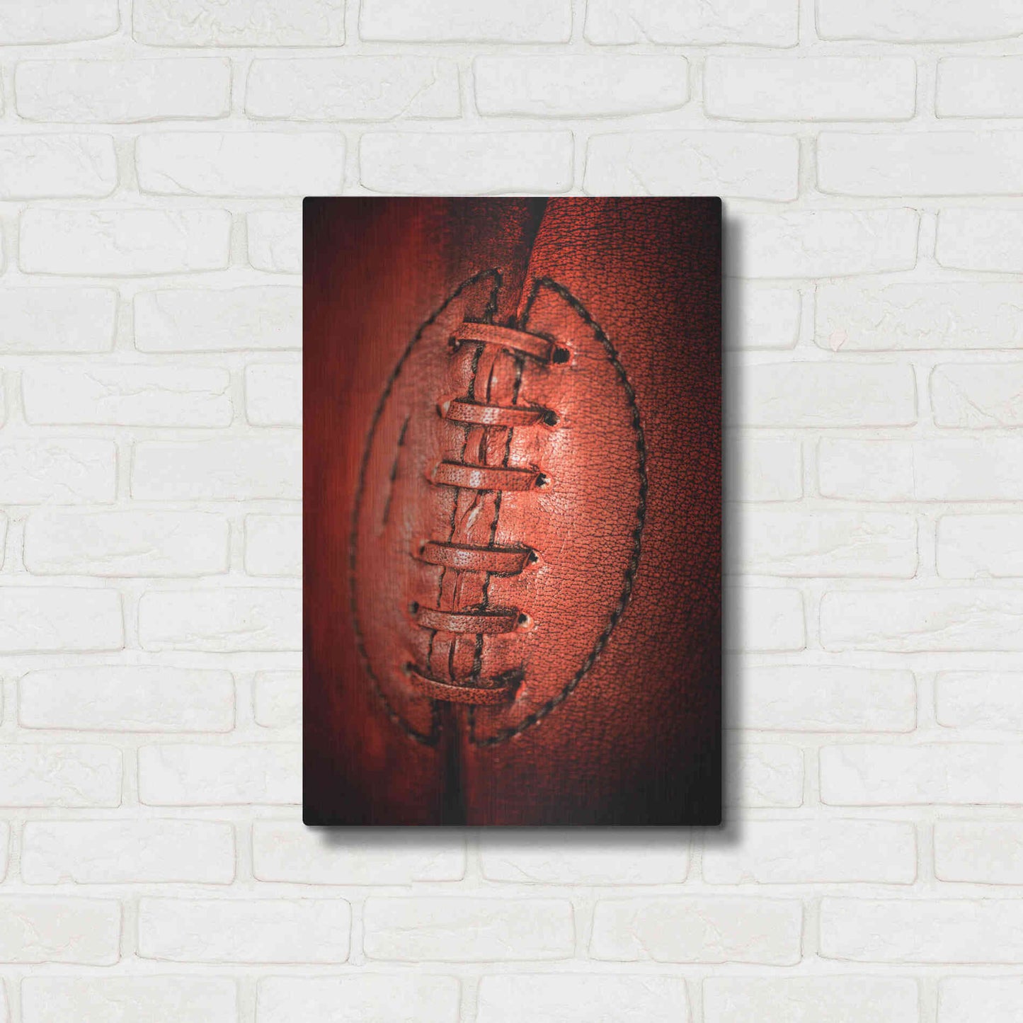 Luxe Metal Art 'Leather' by Philippe Sainte-Laudy, Metal Wall Art,16x24