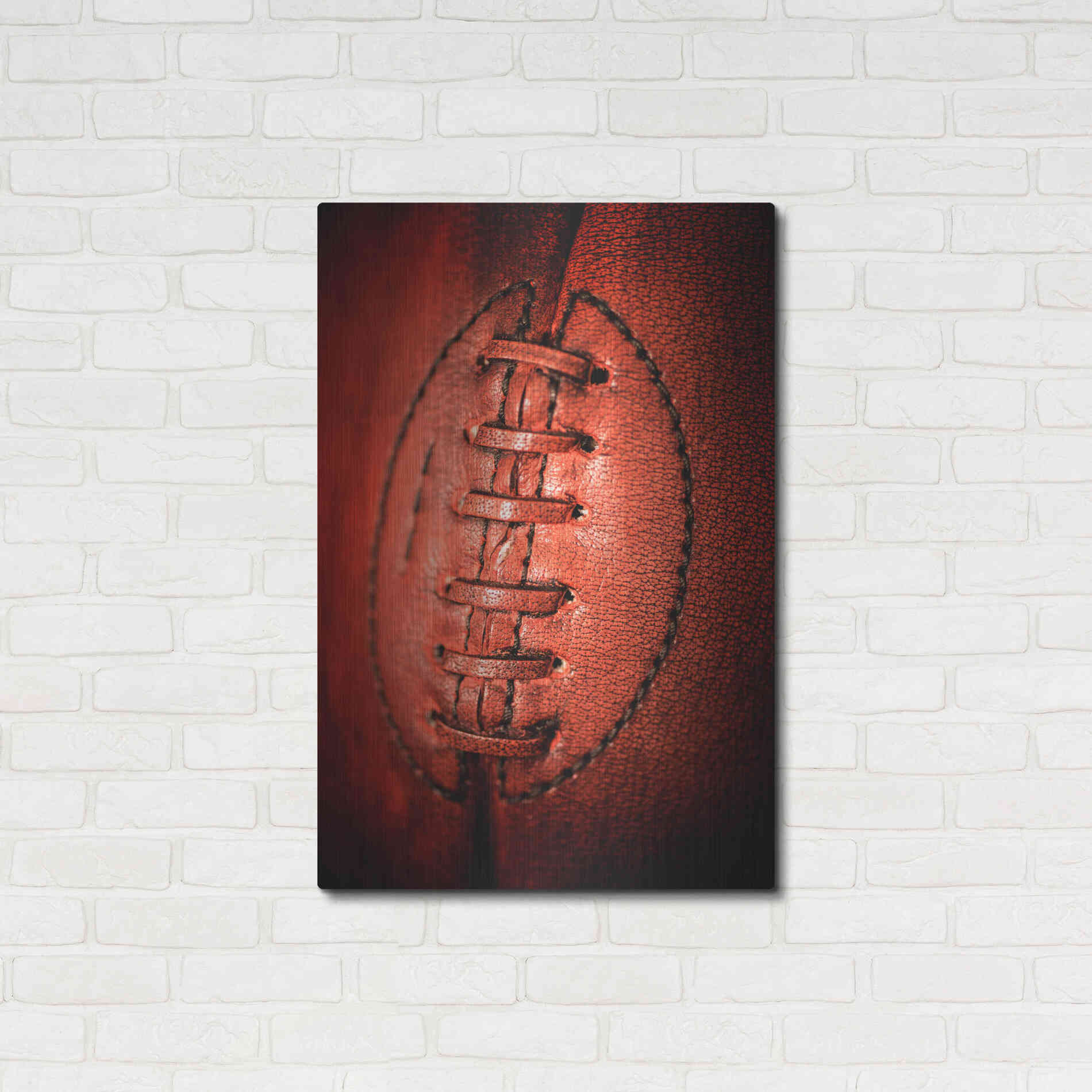 Luxe Metal Art 'Leather' by Philippe Sainte-Laudy, Metal Wall Art,24x36