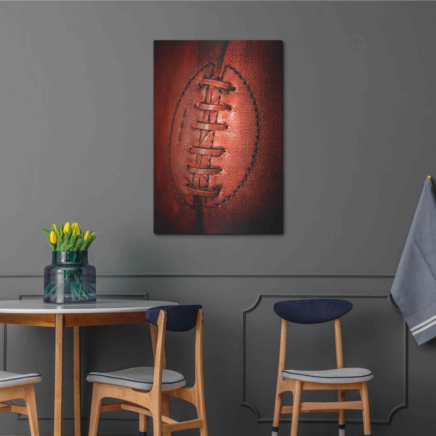 Luxe Metal Art 'Leather' by Philippe Sainte-Laudy, Metal Wall Art,24x36