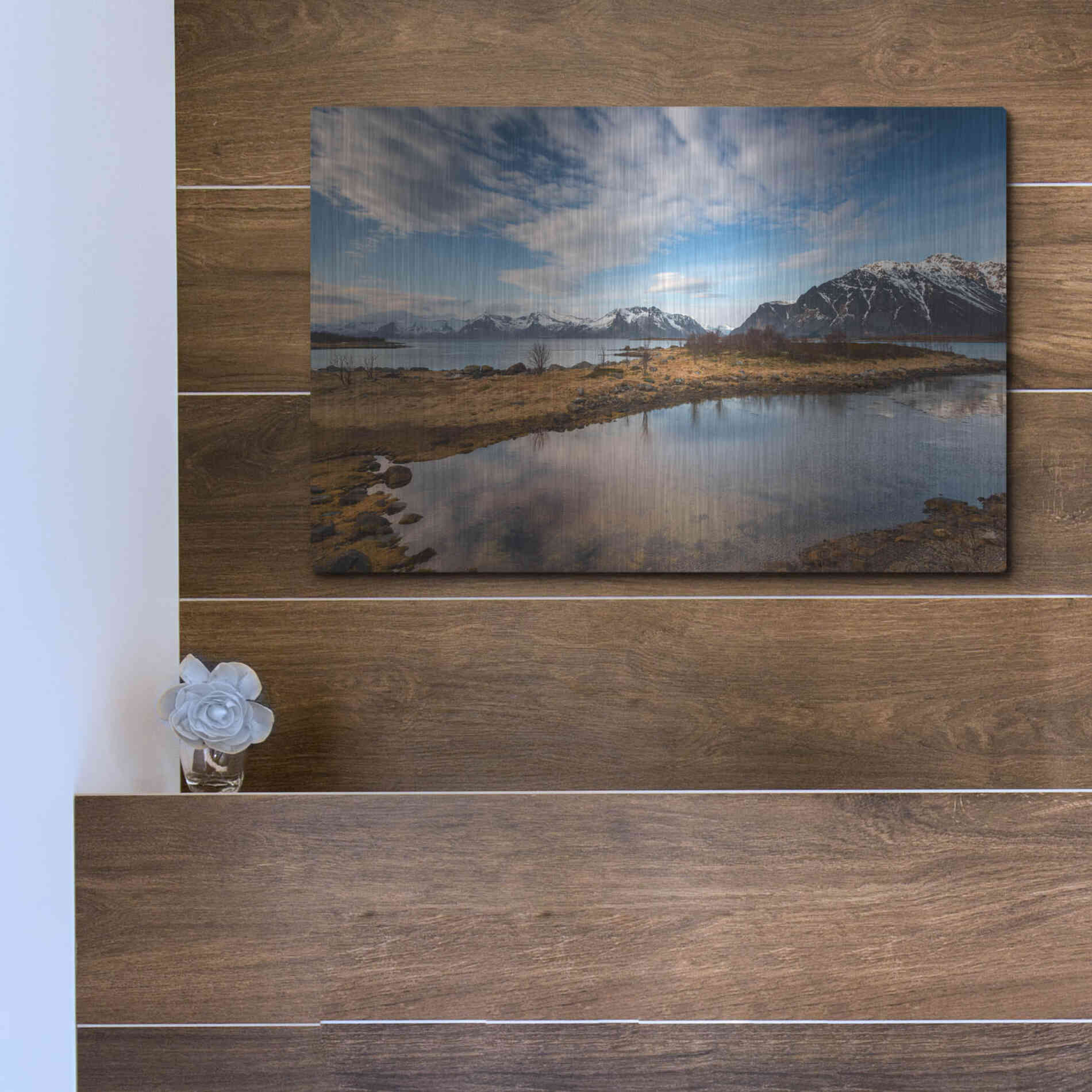 Luxe Metal Art 'No Reward' by Philippe Sainte-Laudy, Metal Wall Art,16x12