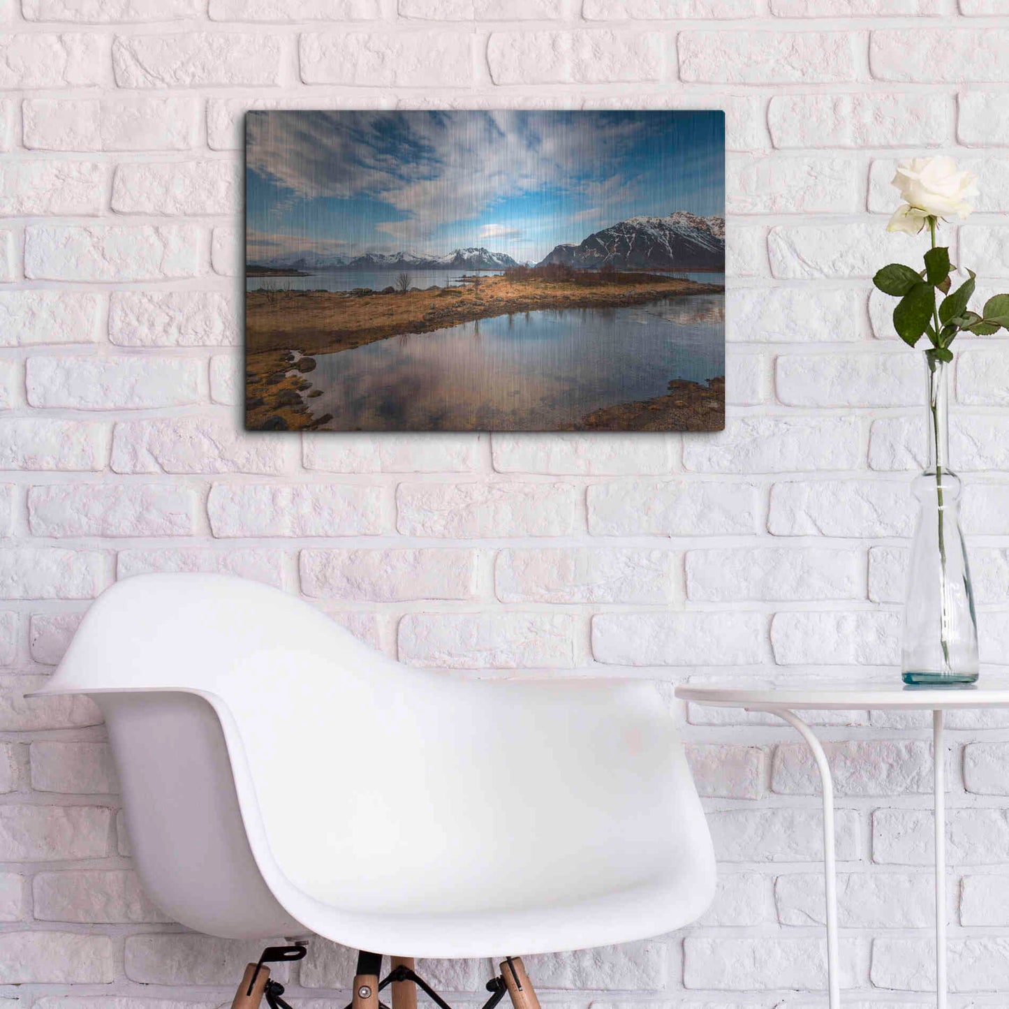 Luxe Metal Art 'No Reward' by Philippe Sainte-Laudy, Metal Wall Art,24x16