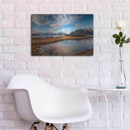 Luxe Metal Art 'No Reward' by Philippe Sainte-Laudy, Metal Wall Art,24x16