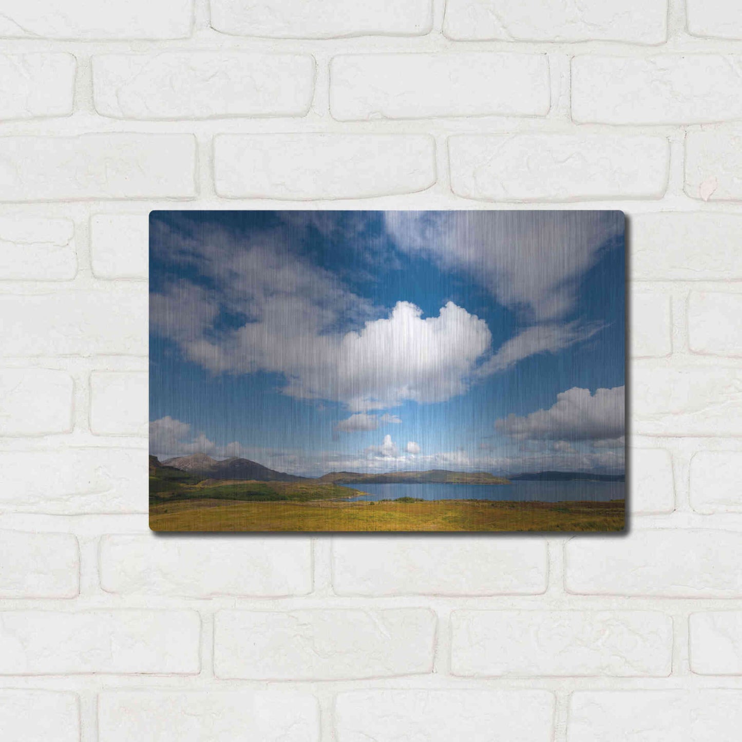 Luxe Metal Art 'Under The Clouds' by Philippe Sainte-Laudy, Metal Wall Art,16x12