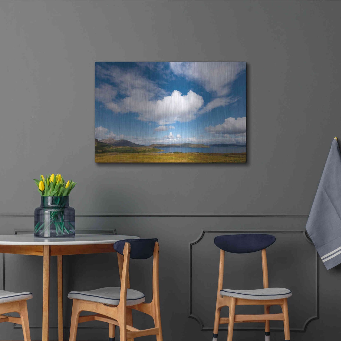 Luxe Metal Art 'Under The Clouds' by Philippe Sainte-Laudy, Metal Wall Art,36x24