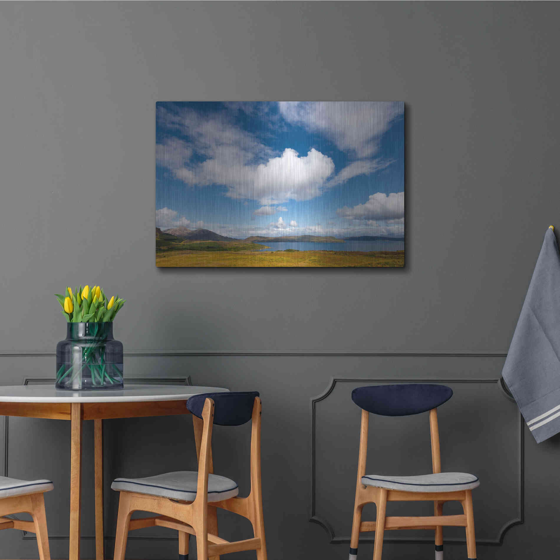 Luxe Metal Art 'Under The Clouds' by Philippe Sainte-Laudy, Metal Wall Art,36x24