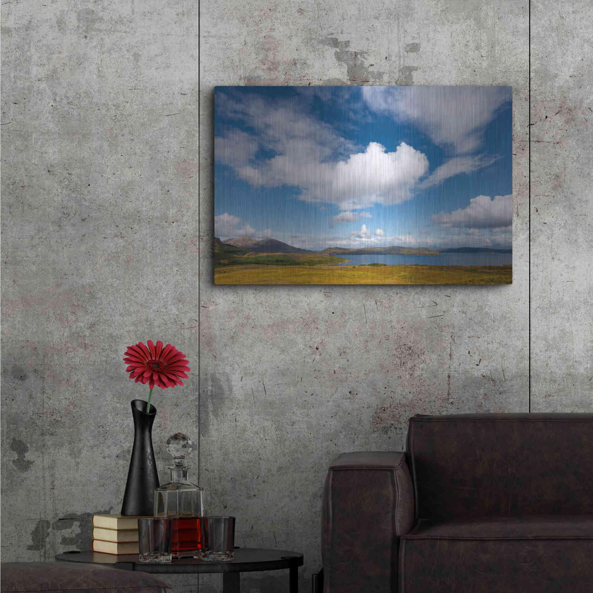 Luxe Metal Art 'Under The Clouds' by Philippe Sainte-Laudy, Metal Wall Art,36x24