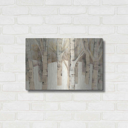 Luxe Metal Art 'First Snow' by Albena Hristova, Metal Wall Art,24x16