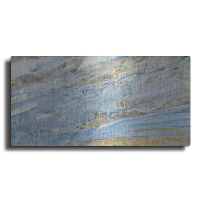 Luxe Metal Art 'Ice Flow' by Albena Hristova, Metal Wall Art