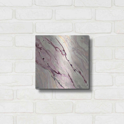 Luxe Metal Art 'Flowing II' by Albena Hristova, Metal Wall Art,12x12