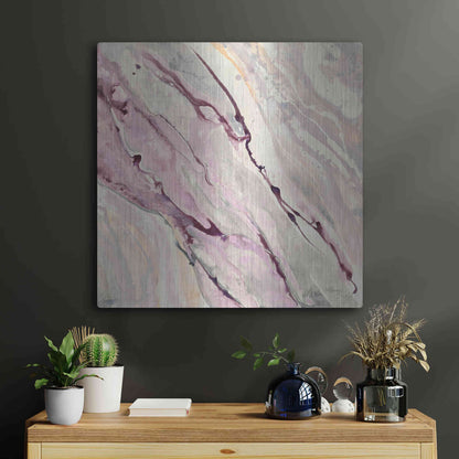 Luxe Metal Art 'Flowing II' by Albena Hristova, Metal Wall Art,24x24