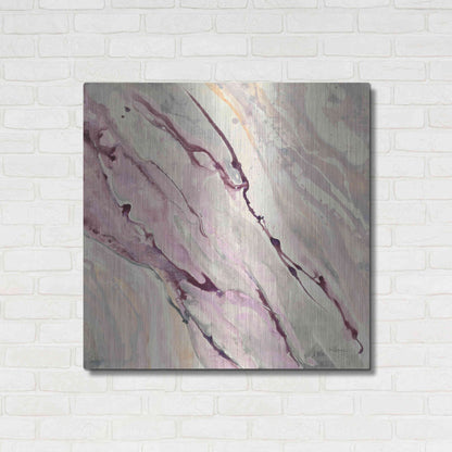 Luxe Metal Art 'Flowing II' by Albena Hristova, Metal Wall Art,36x36