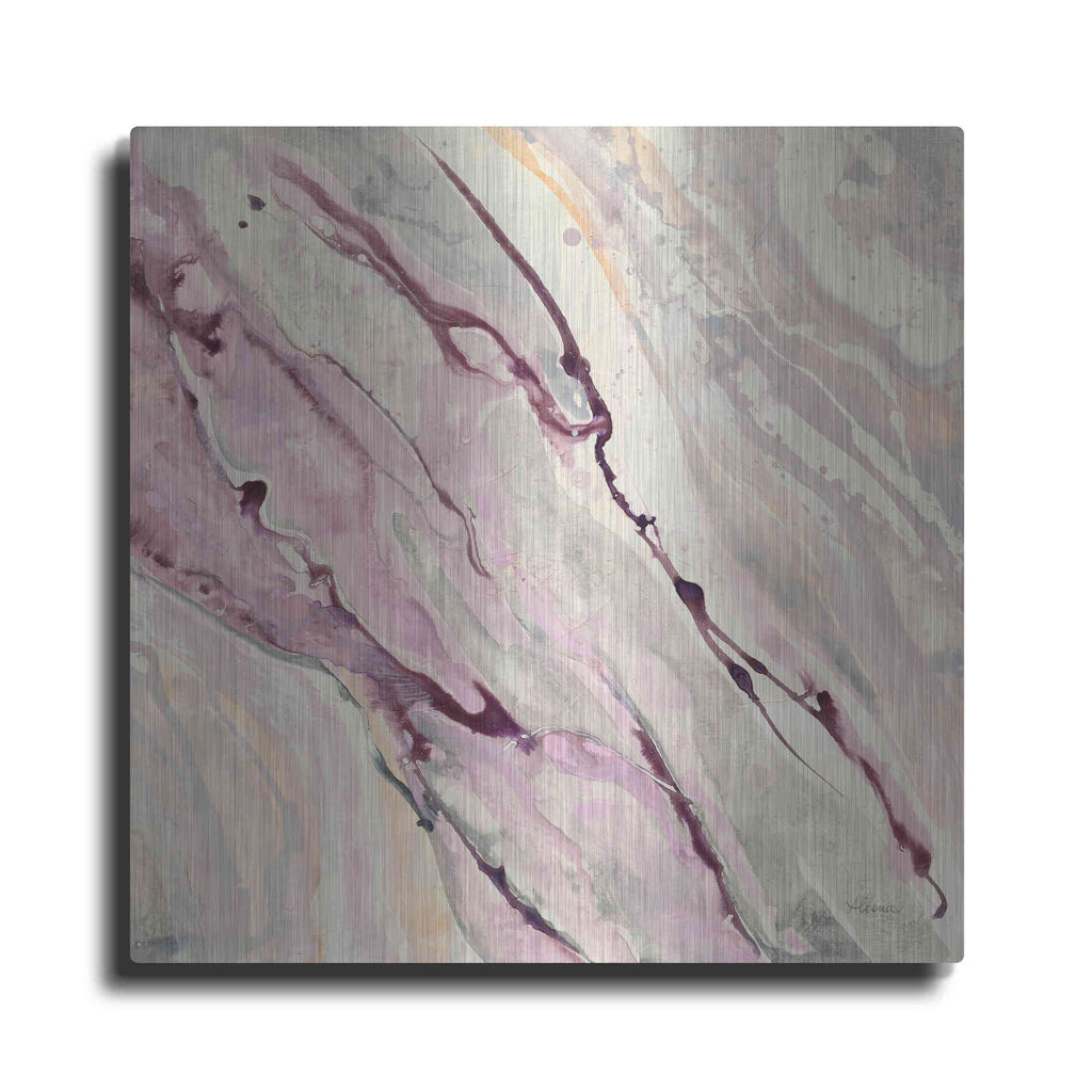 Luxe Metal Art 'Flowing II' by Albena Hristova, Metal Wall Art