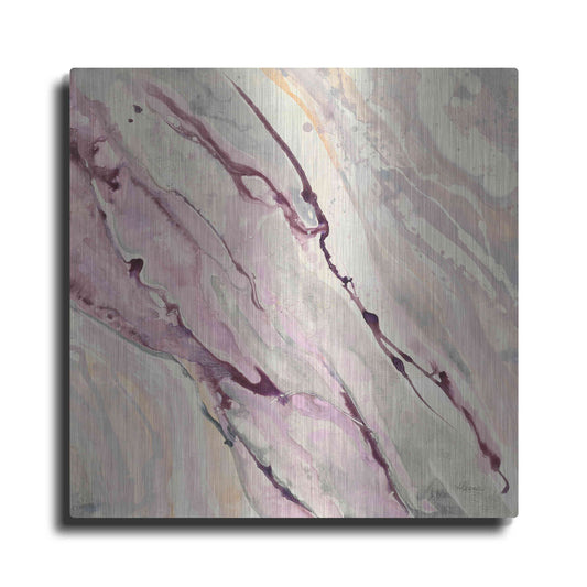 Luxe Metal Art 'Flowing II' by Albena Hristova, Metal Wall Art