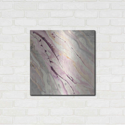 Luxe Metal Art 'Flowing I' by Albena Hristova, Metal Wall Art,24x24