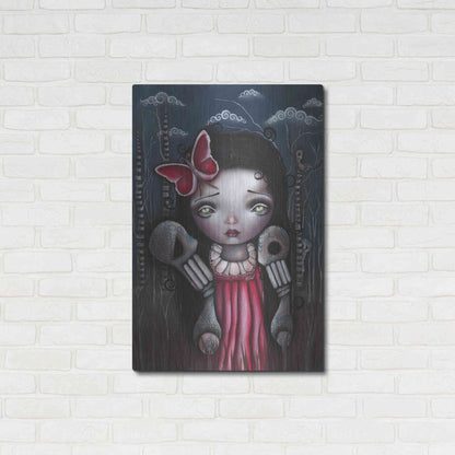 Luxe Metal Art 'Bones And Butterflies' by Abril Andrade, Metal Wall Art,24x36