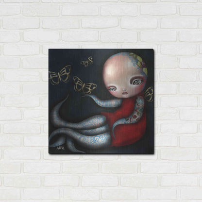 Luxe Metal Art 'Jinxi' by Abril Andrade, Metal Wall Art,24x24