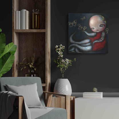 Luxe Metal Art 'Jinxi' by Abril Andrade, Metal Wall Art,24x24